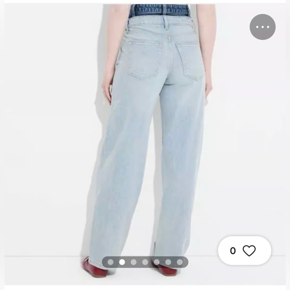 NWT Wild Fable Mid-Rise 90’s Relaxed Straight Jean Size 6 - Picture 3 of 16